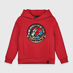 Детское худи оверсайз Рыба меч Captain