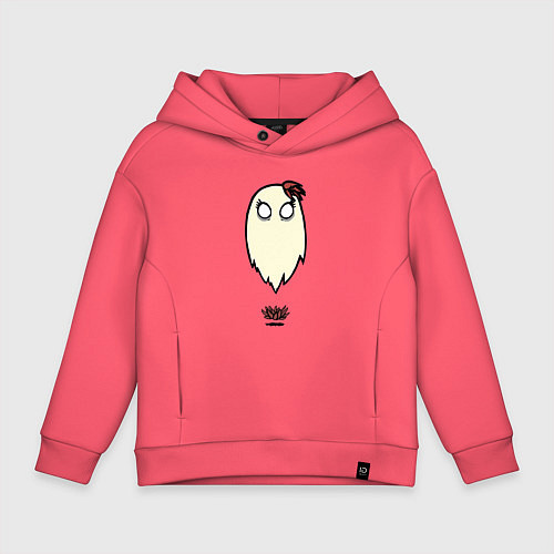 Детское худи оверсайз Приведение Венди / Коралловый – фото 1