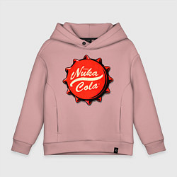 Толстовка оверсайз детская Nuka Cola Fallout, цвет: пыльно-розовый