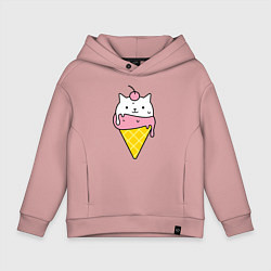 Детское худи оверсайз Ice Cream Cat