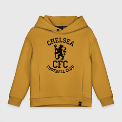 Толстовка оверсайз детская Chelsea CFC, цвет: горчичный