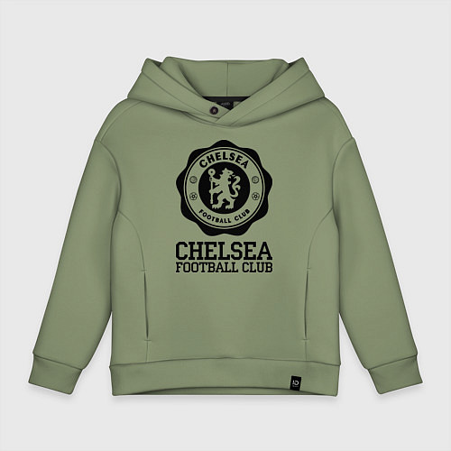 Детское худи оверсайз Chelsea FC: Emblem / Авокадо – фото 1