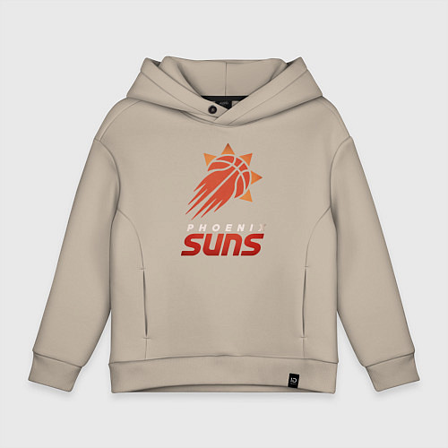 Детское худи оверсайз Suns Basketball / Миндальный – фото 1