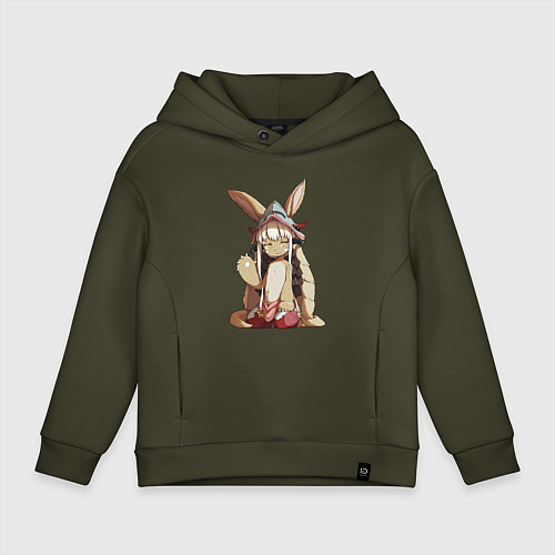 Детское худи оверсайз Made in abbys / Хаки – фото 1