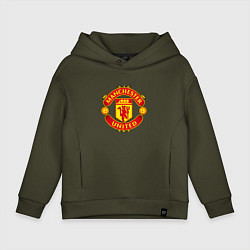 Детское худи оверсайз Манчестер Юнайтед логотип