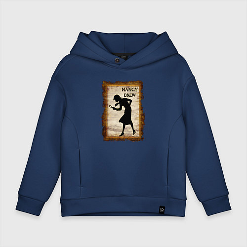 Детское худи оверсайз Нэнси Дрю Nancy Drew / Тёмно-синий – фото 1