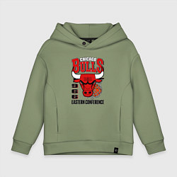 Детское худи оверсайз Chicago Bulls NBA