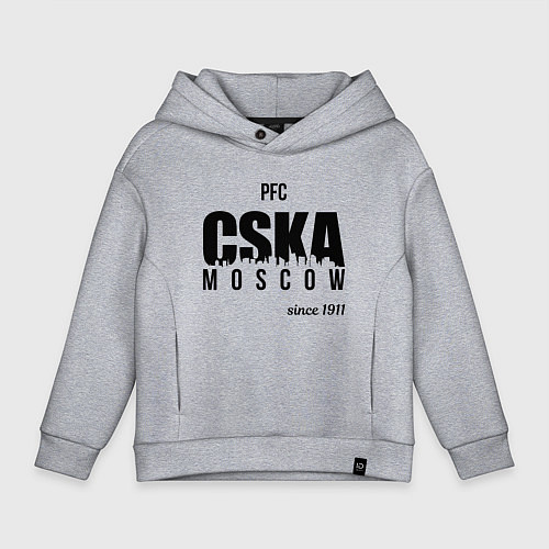 Детское худи оверсайз CSKA since 1911 / Меланж – фото 1