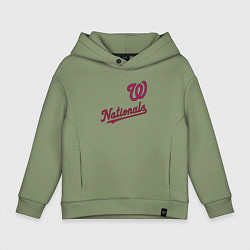 Детское худи оверсайз Washington Nationals - baseball team!