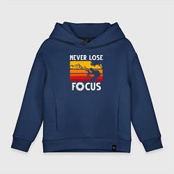 Детское худи оверсайз Never lose focus