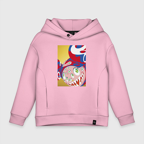 Детское худи оверсайз Green eyes ТМ / Светло-розовый – фото 1
