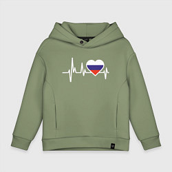 Детское худи оверсайз Пульс России