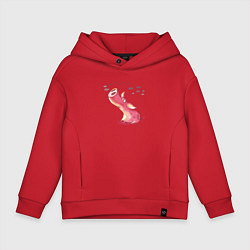 Детское худи оверсайз Мечтающий поросенок