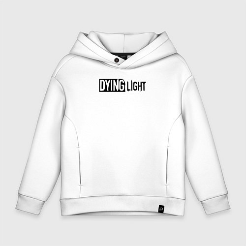 Детское худи оверсайз Dying light 2 gameplay / Белый – фото 1