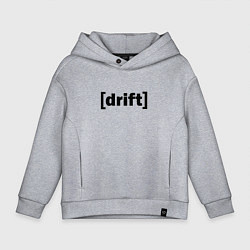 Толстовка оверсайз детская Drift Дрифт, цвет: меланж