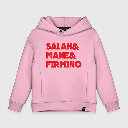 Детское худи оверсайз Salah - Mane - Firmino / Светло-розовый – фото 1