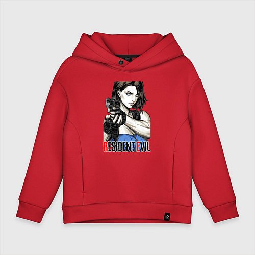 Детское худи оверсайз Jill RE3 / Красный – фото 1