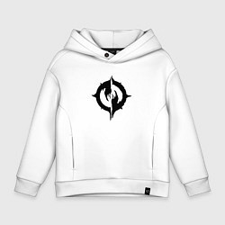 Детское худи оверсайз Chaoseum Black Logo