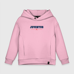 Толстовка оверсайз детская Juventus FC Classic, цвет: светло-розовый
