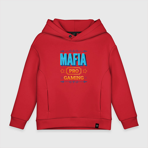 Детское худи оверсайз Игра Mafia PRO Gaming / Красный – фото 1