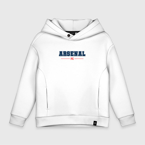 Детское худи оверсайз Arsenal FC Classic / Белый – фото 1