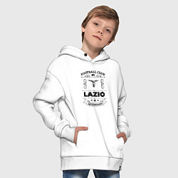 Толстовка оверсайз детская Lazio: Football Club Number 1 Legendary, цвет: белый — фото 2