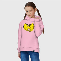 Толстовка оверсайз детская Style Wu-Tang, цвет: светло-розовый — фото 2