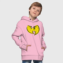 Толстовка оверсайз детская Style Wu-Tang, цвет: светло-розовый — фото 2