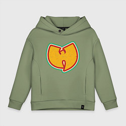 Толстовка оверсайз детская Wu-Tang Colors, цвет: авокадо
