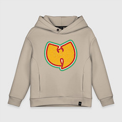 Толстовка оверсайз детская Wu-Tang Colors, цвет: миндальный