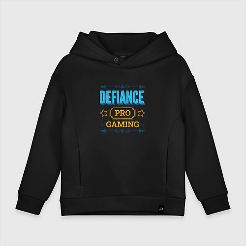 Детское худи оверсайз Игра Defiance PRO Gaming / Черный – фото 1