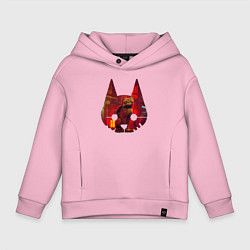 Детское худи оверсайз Кот из игры Stray
