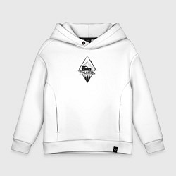 Толстовка оверсайз детская Offroad trailhunters, цвет: белый