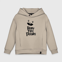 Детское худи оверсайз Happy Three Friends - LOGO