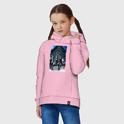 Толстовка оверсайз детская Stray Kids Thunderous, цвет: светло-розовый — фото 2