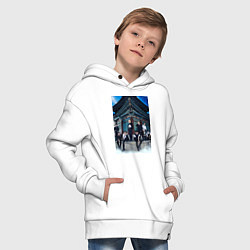 Толстовка оверсайз детская Stray Kids Thunderous, цвет: белый — фото 2