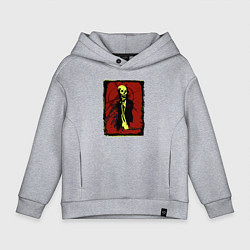 Детское худи оверсайз Анархия череп