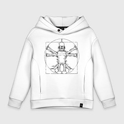 Детское худи оверсайз Vitruvian Bender