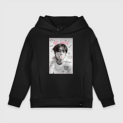 Толстовка оверсайз детская Lee Know Stray Kids, цвет: черный