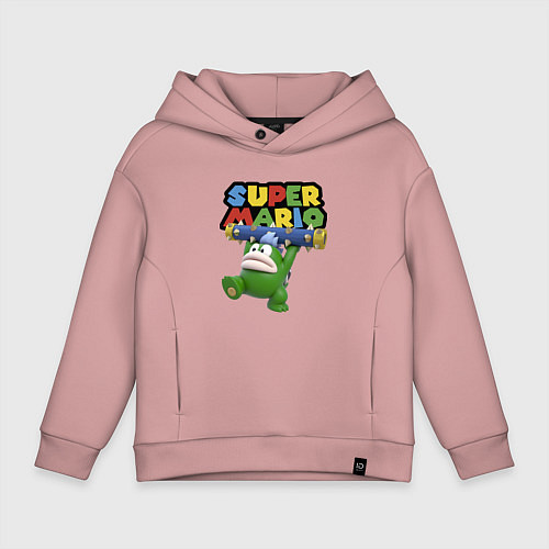 Детское худи оверсайз Super Mario - Spike - Character / Пыльно-розовый – фото 1