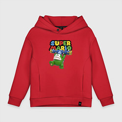 Толстовка оверсайз детская Super Mario - Spike - Character, цвет: красный