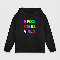 Детское худи оверсайз Good vibes only