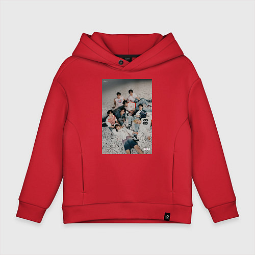 Детское худи оверсайз Stray Kids Maxident / Красный – фото 1