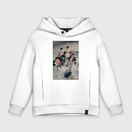 Детское худи оверсайз Stray Kids Maxident / Белый – фото 1