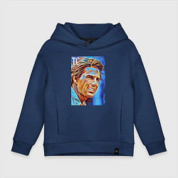 Толстовка оверсайз детская Tom Cruise - film actor, цвет: тёмно-синий