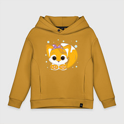 Детское худи оверсайз Милая лисичка