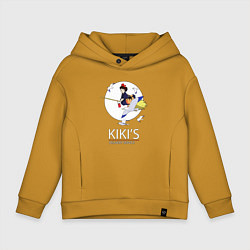 Толстовка оверсайз детская Kiki and Jiji, цвет: горчичный