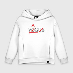 Толстовка оверсайз детская VAG not VOGUE, цвет: белый