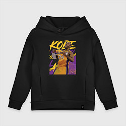 Толстовка оверсайз детская Kobe champion, цвет: черный