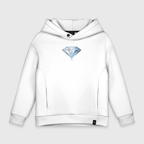 Детское худи оверсайз Бриллиант Diamond / Белый – фото 1